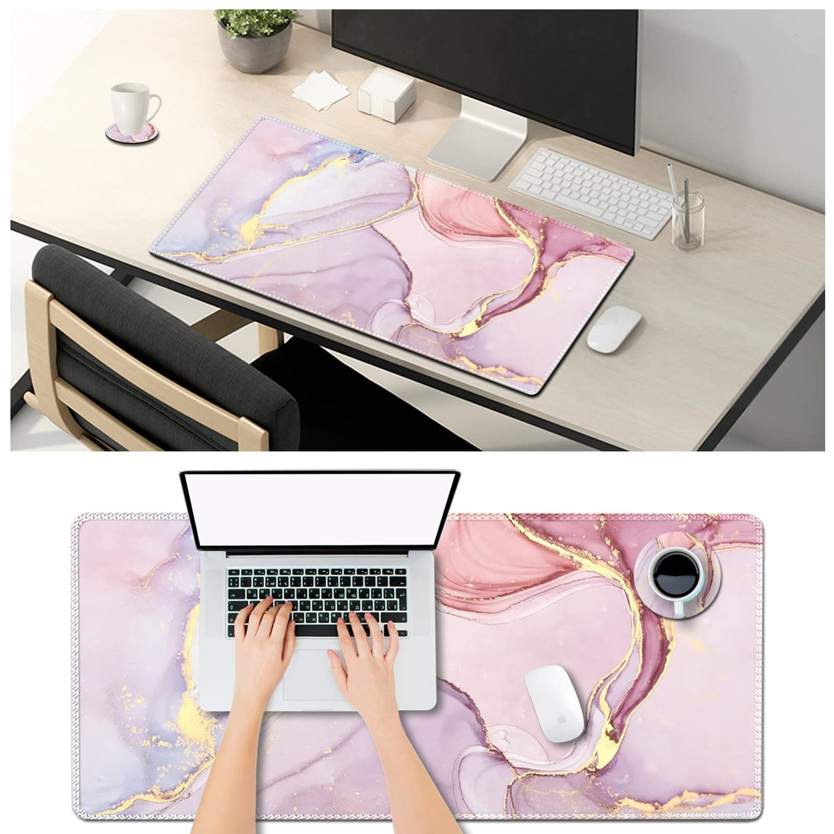 ArtSo Large Gaming Mouse Pad Extended Desk Pad XL Keyboard Mat Long Mousepad Decor Writing Pad