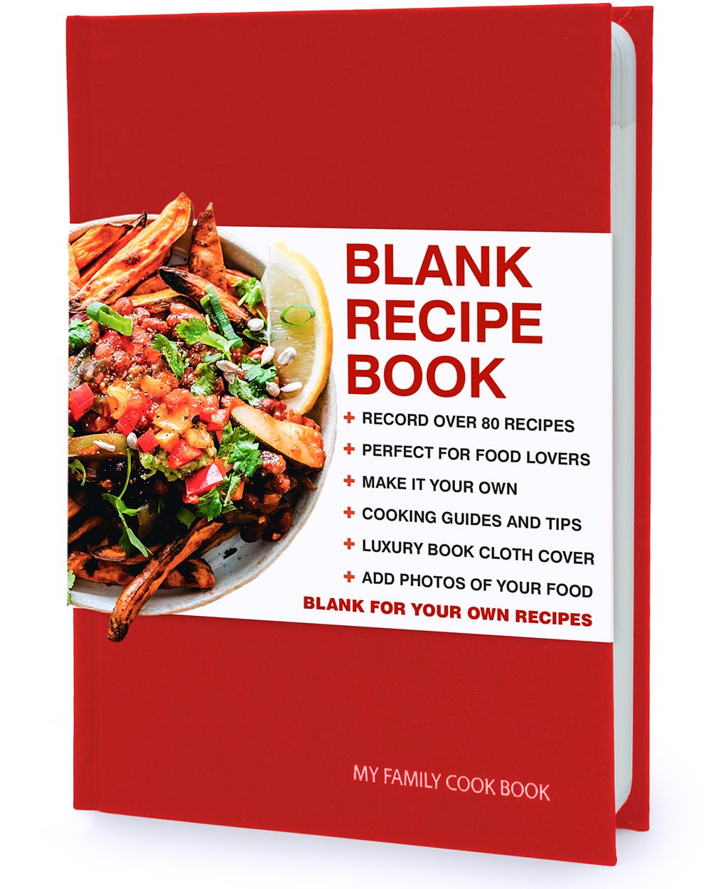 Suck UK - Blank Family Cookbook - Recipe Book To Write In Your Own Recipes - My Family Cookbook
