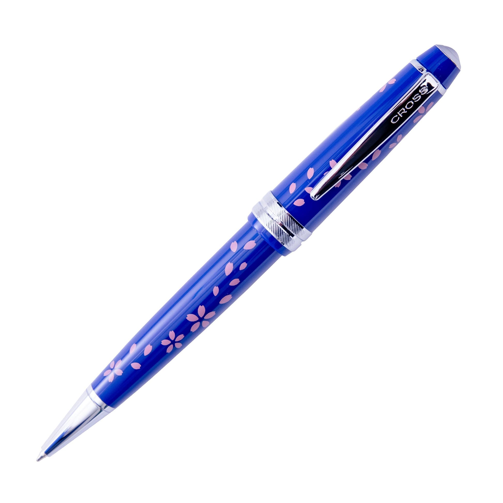 Cross Bailey Light Cherry Blossom Blue Ballpoint Pen, Black Ink
