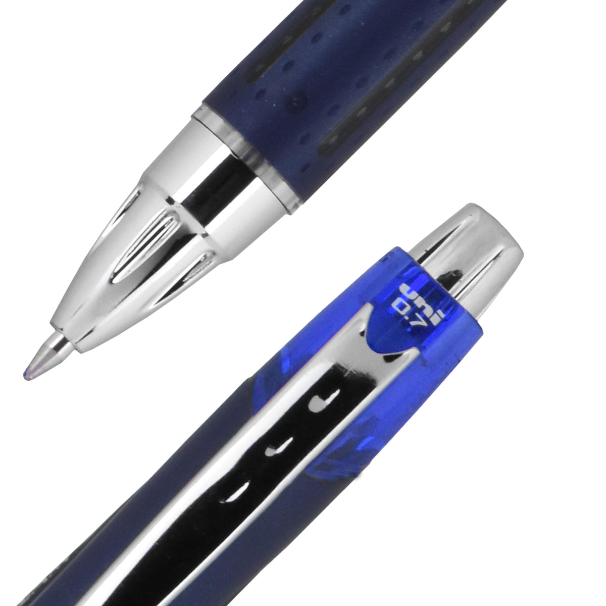 uniball Jetstream RT Ballpoint Pens, Fine Point (0.7mm), Blue, 12 Pack