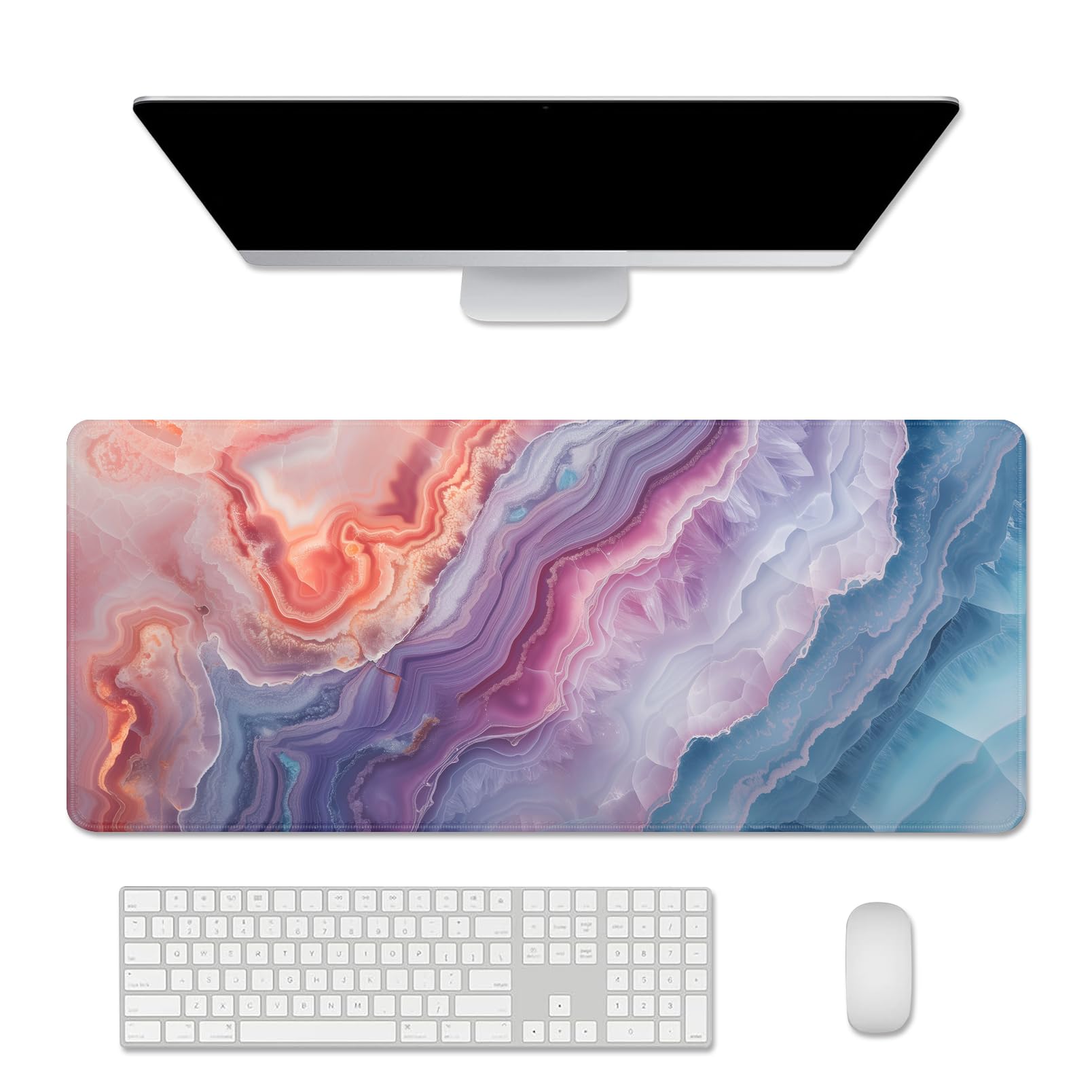 Aesthetics Mouse Pad Desk Mat Large Desk Pad Computer Pad Long Mousepad