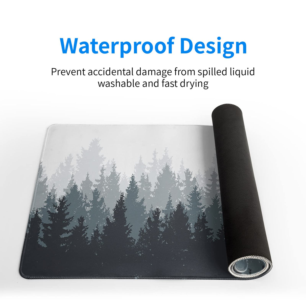 Desk Mat,Large Mouse Pad 31.5x11.8 Inch XL Extended Gaming Mouse Pad Mat with Non-Slip Base