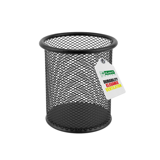 D.RECT Cup Ballpoint Pen Metal Mesh Black