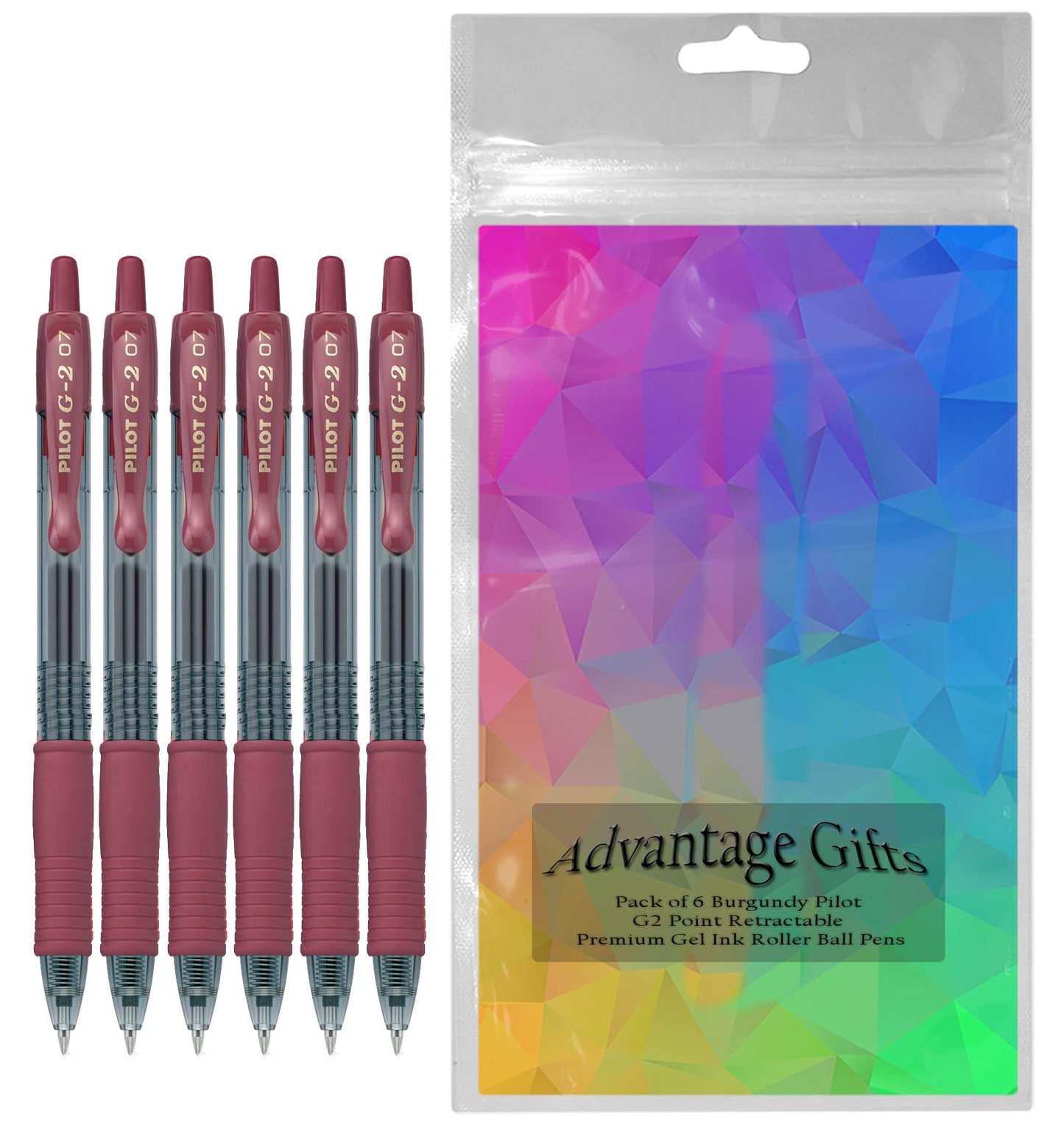 Advantage Gifts G2 Retractable Premium Gel Ink Roller Ball Pens Fine Point Fine Point (.7mm)