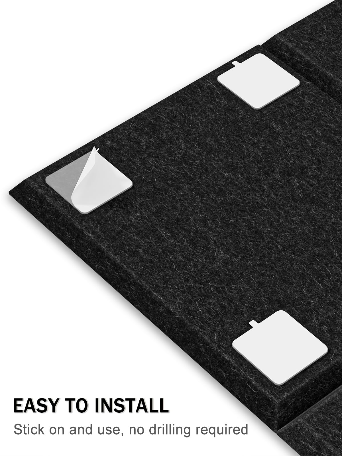 Hsurbtra Large Cork Board for Wall 36 x 24 Inch, 6 Pack Felt Bulletin Notice Board with Pushpins