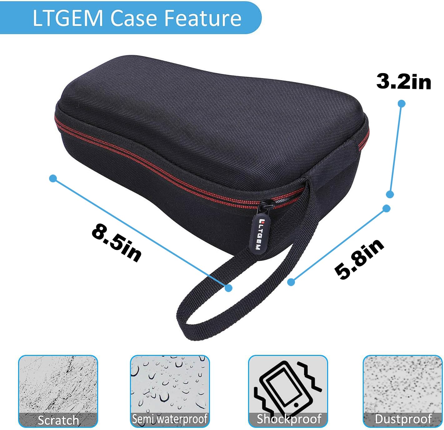 LTGEM Case for Brother P-Touch PTH110BP/PTH110/PTH111/PTE110 Label Maker