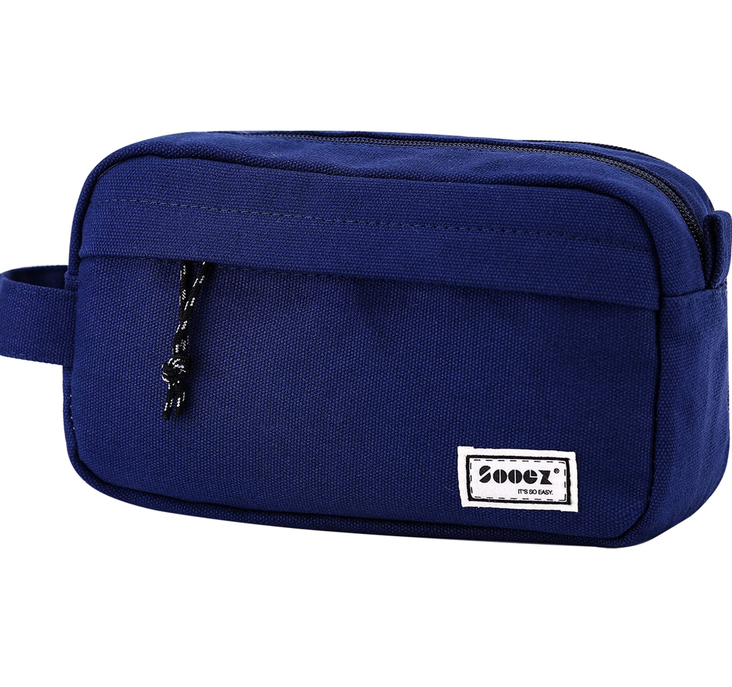 Sooez Big Capacity Pencil Pen Case, Upgraded Canvas Pencil Pouch Pencil Bag Organizer, Large