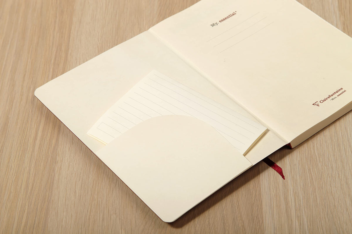Clairefontaine 793435C Collection Age Bag One Stitched My.Essential Stitched Notebook Grey - A5