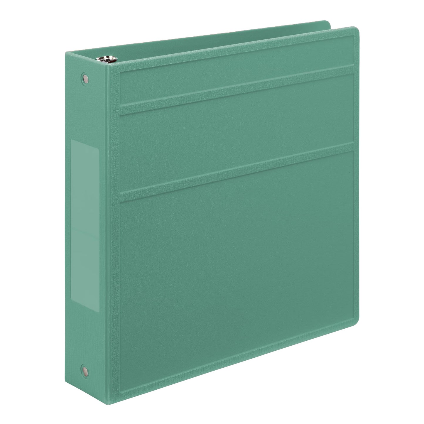 Carstens 2-Inch Heavy Duty 3-Ring Binder - Side Opening, Mint, Durable Plastic, Precision No-Gap