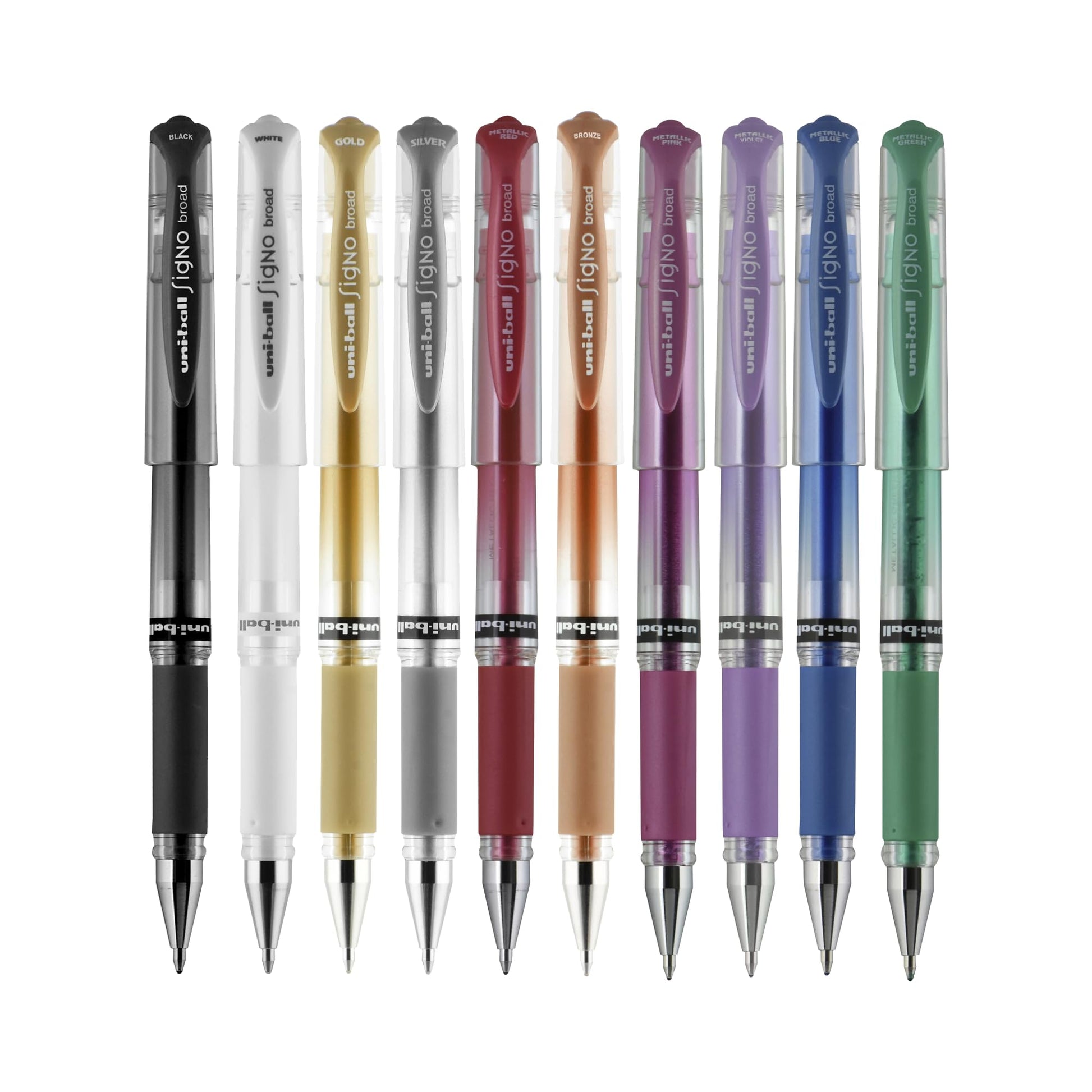 uniball™ Signo Gel Impact Pen Set, Bold (1.0mm), Assorted Ink, 10 Pack
