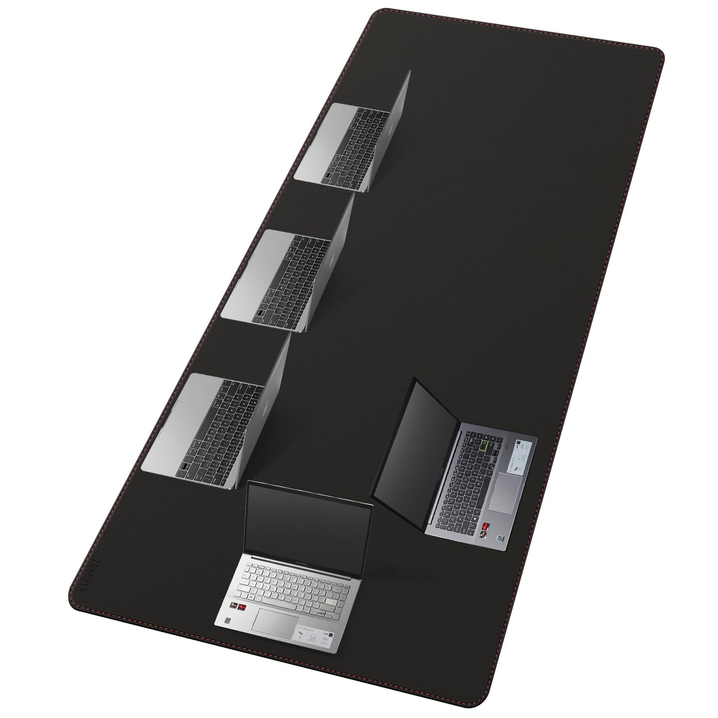 ZORESYN PU Leather Office Desk Mat 78.7x39.4inch Black