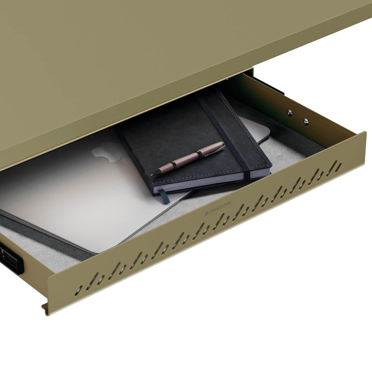Desktronic Under Desk Drawer — Hidden Under-Desk Storage Organizer, Easy Install, Large Capacity