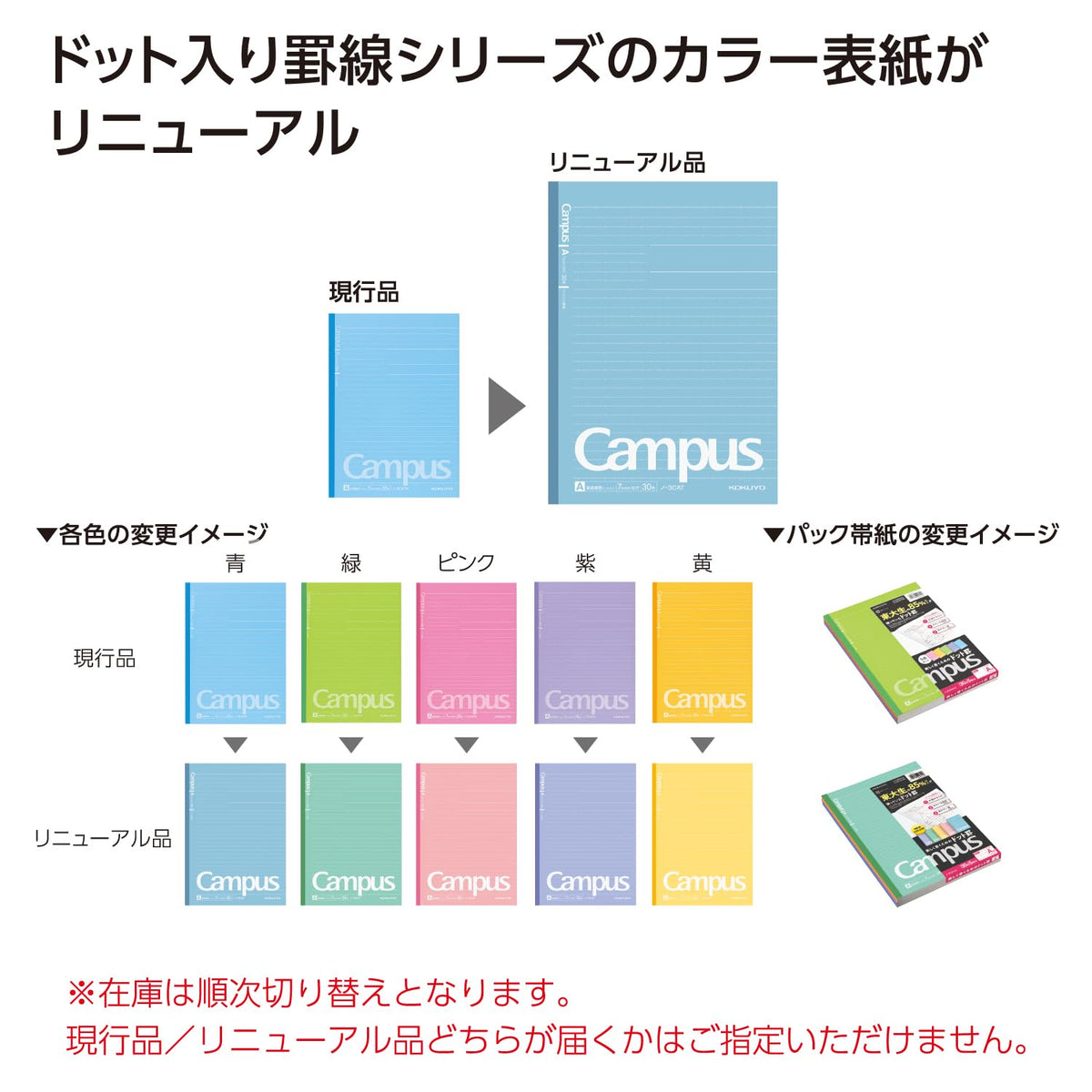 KOKUYO B5 Composition Notebooks, 5 Pack Campus Comp Book with Dot 7mm Ruled