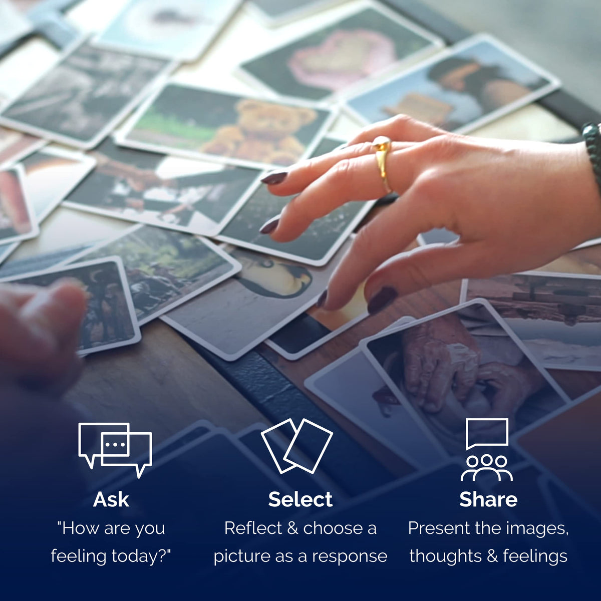 metaFox ‘World of Emotions’ Coaching Cards | 52 Picture Cards for Coaching & Therapy | Master Your