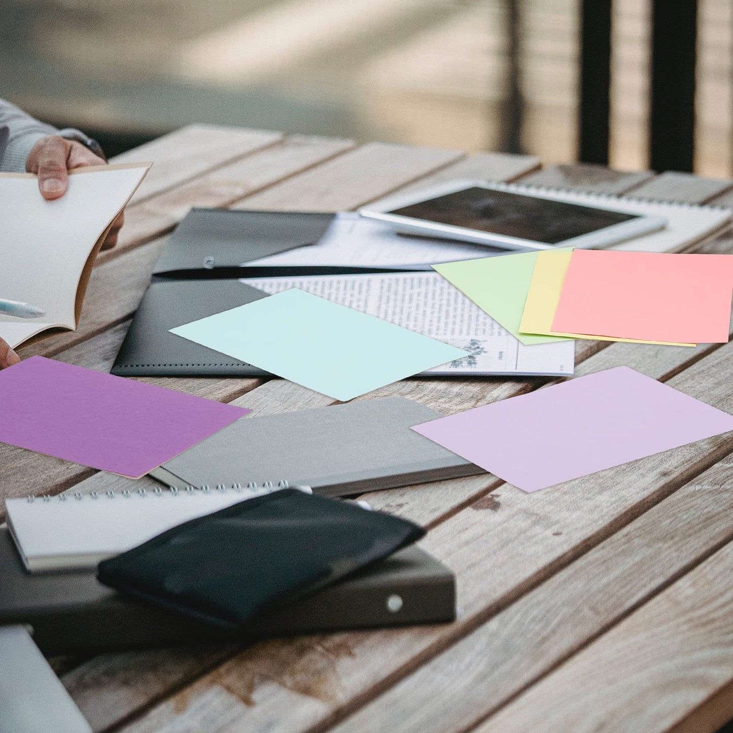 300 Pcs Blank Index Cards Thick Card Stock, 4 x 6 Inch, Fresh Colors