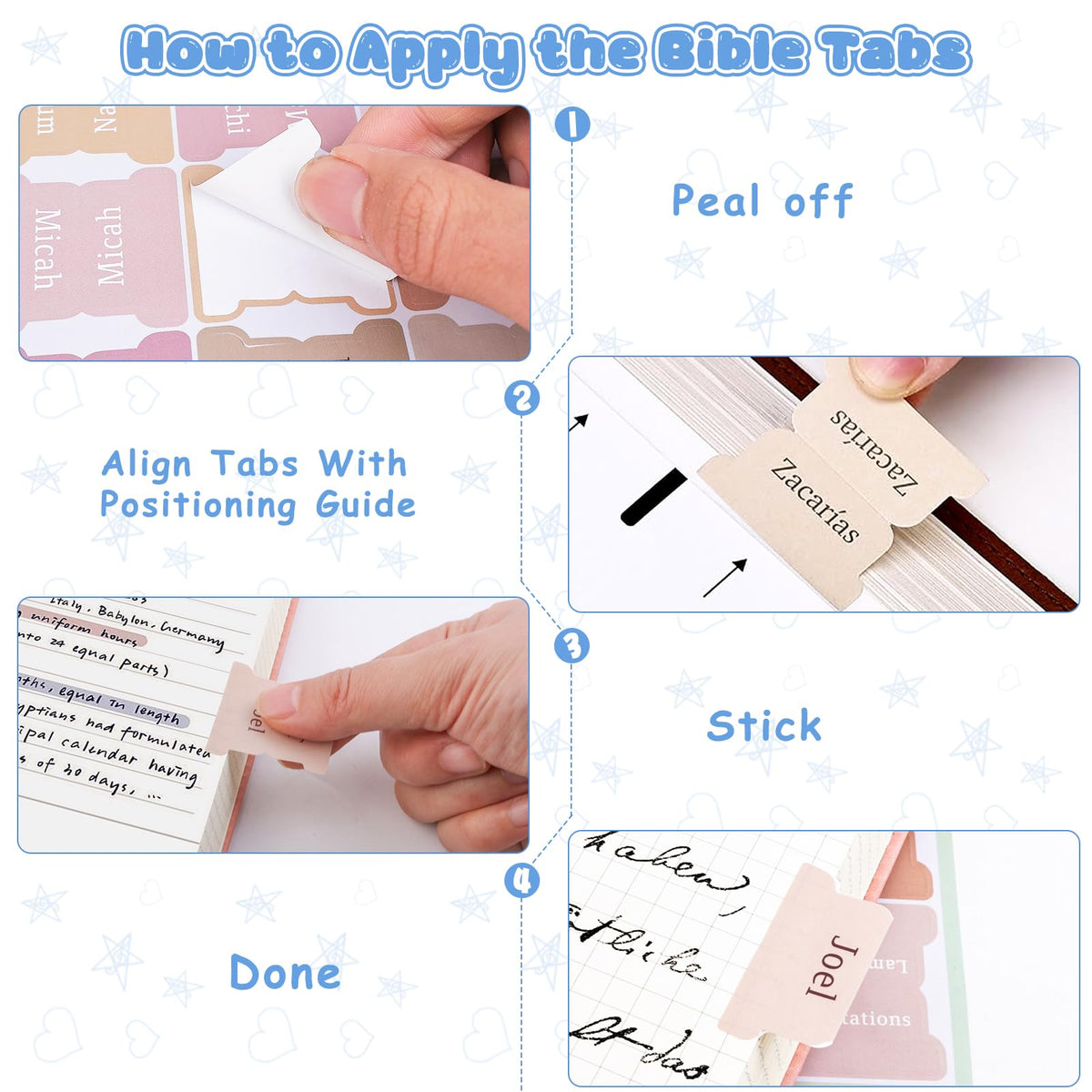 DazSpirit 25Pcs Bible Journaling Kit, Bible Study Supplies for Women
