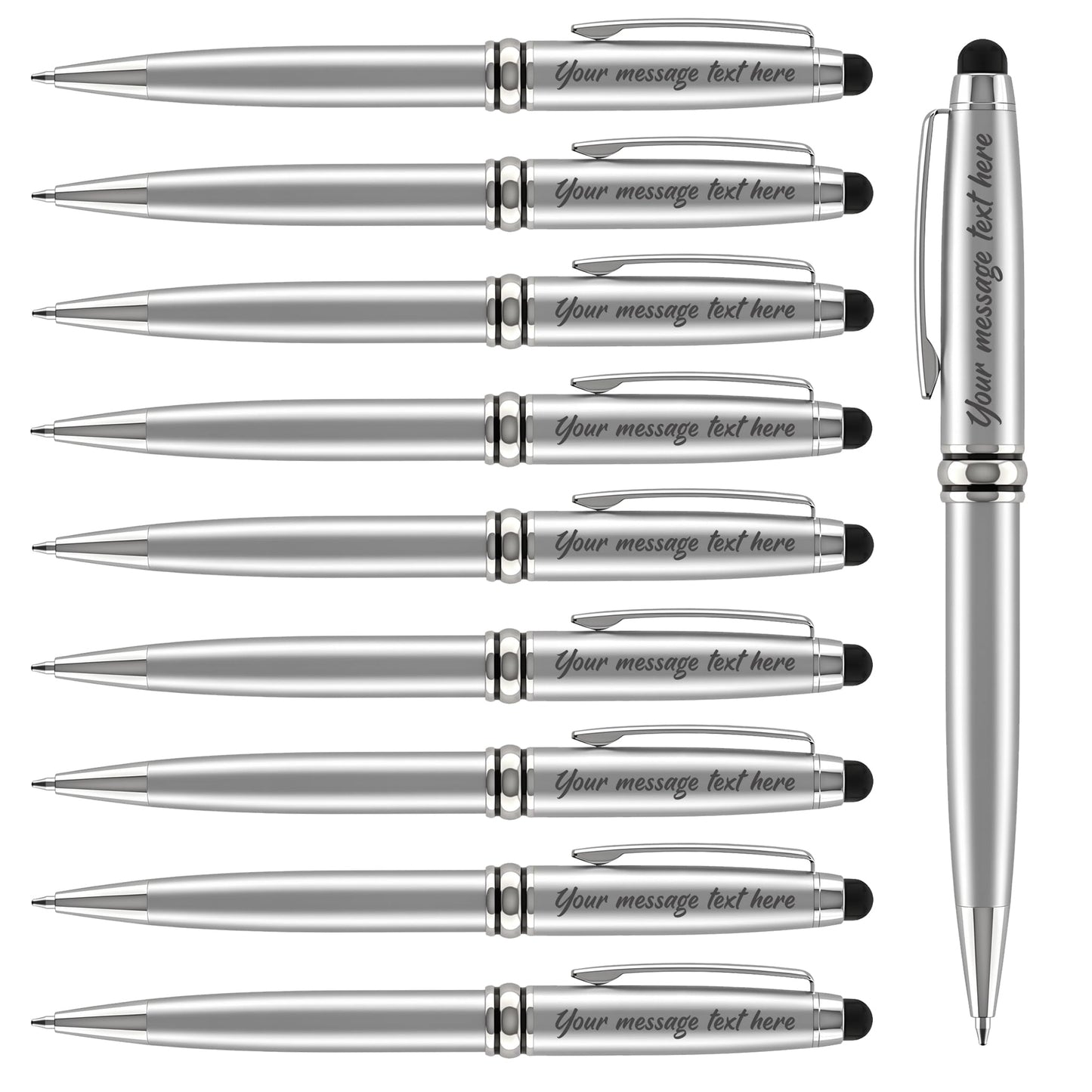 Ancolo Personalized Ballpoint Pens - Gift for Men and Women 10 Pens/Box
