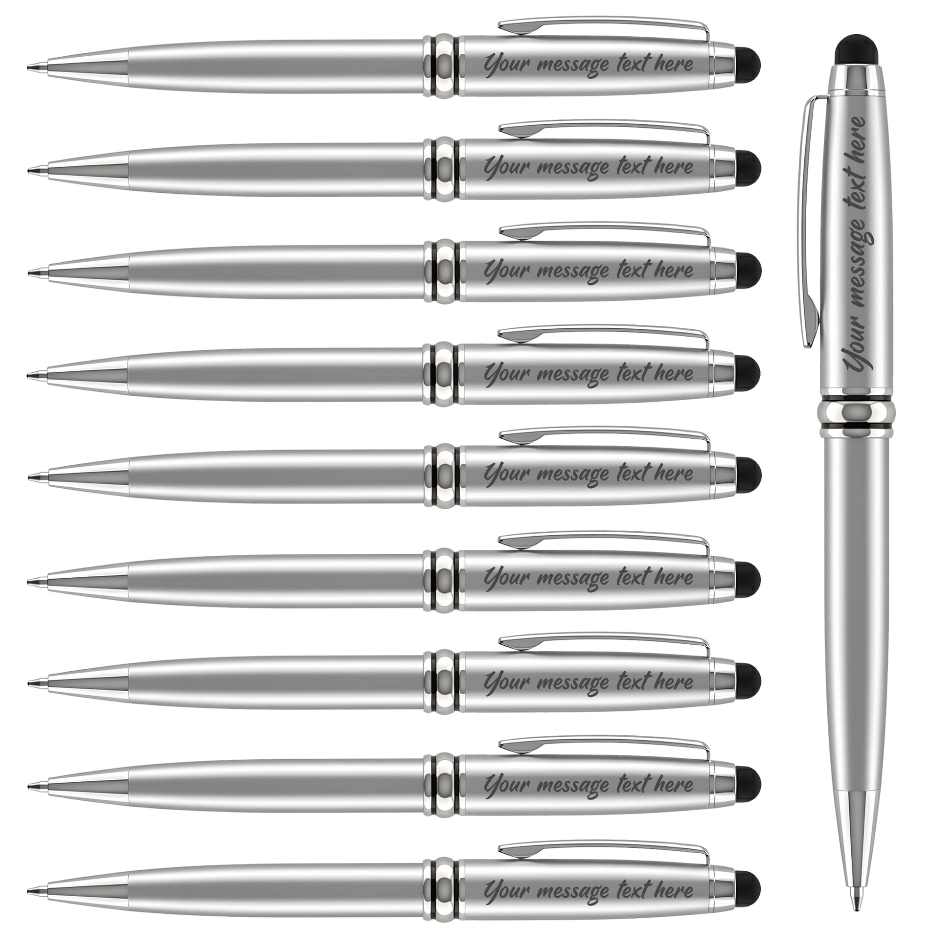 Ancolo Personalized Ballpoint Pens - Gift for Men and Women 10 Pens/Box