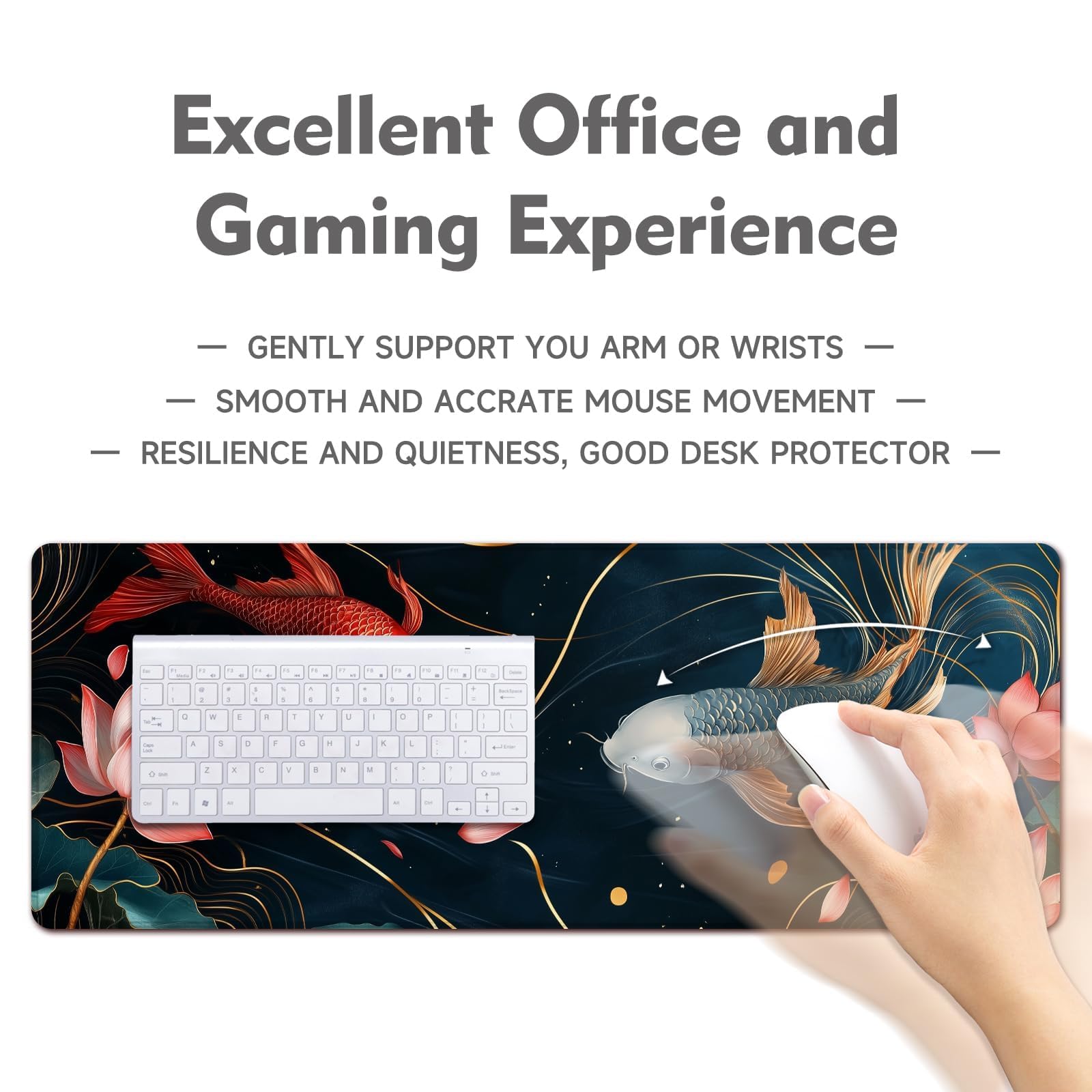 Gaming Mouse Pad Desk Pad XL Large Mouse Mat Keyboard Mat Office Desk Decor AccessoriesKeyboard Mat