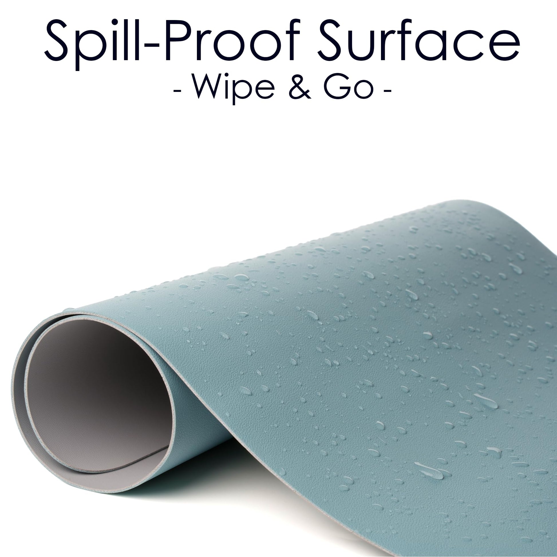 Leather Desk Pad Protector, Waterproof Mouse Pad, PU Desk Mat, Office Desk Cover, Desk Writing Mat