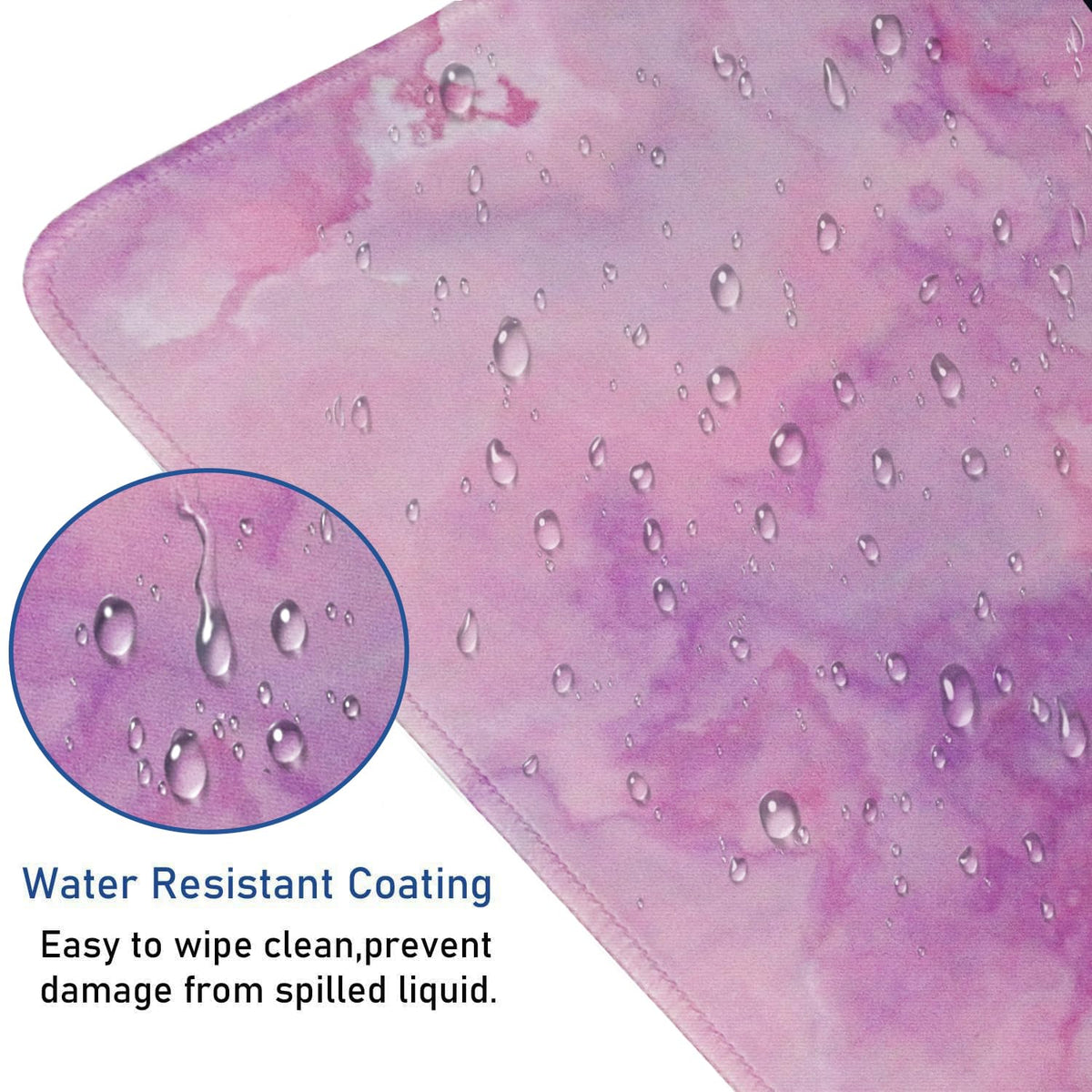 Large Extended Gaming Mouse Pad with Stitched Edges, Waterproof Desk Mat