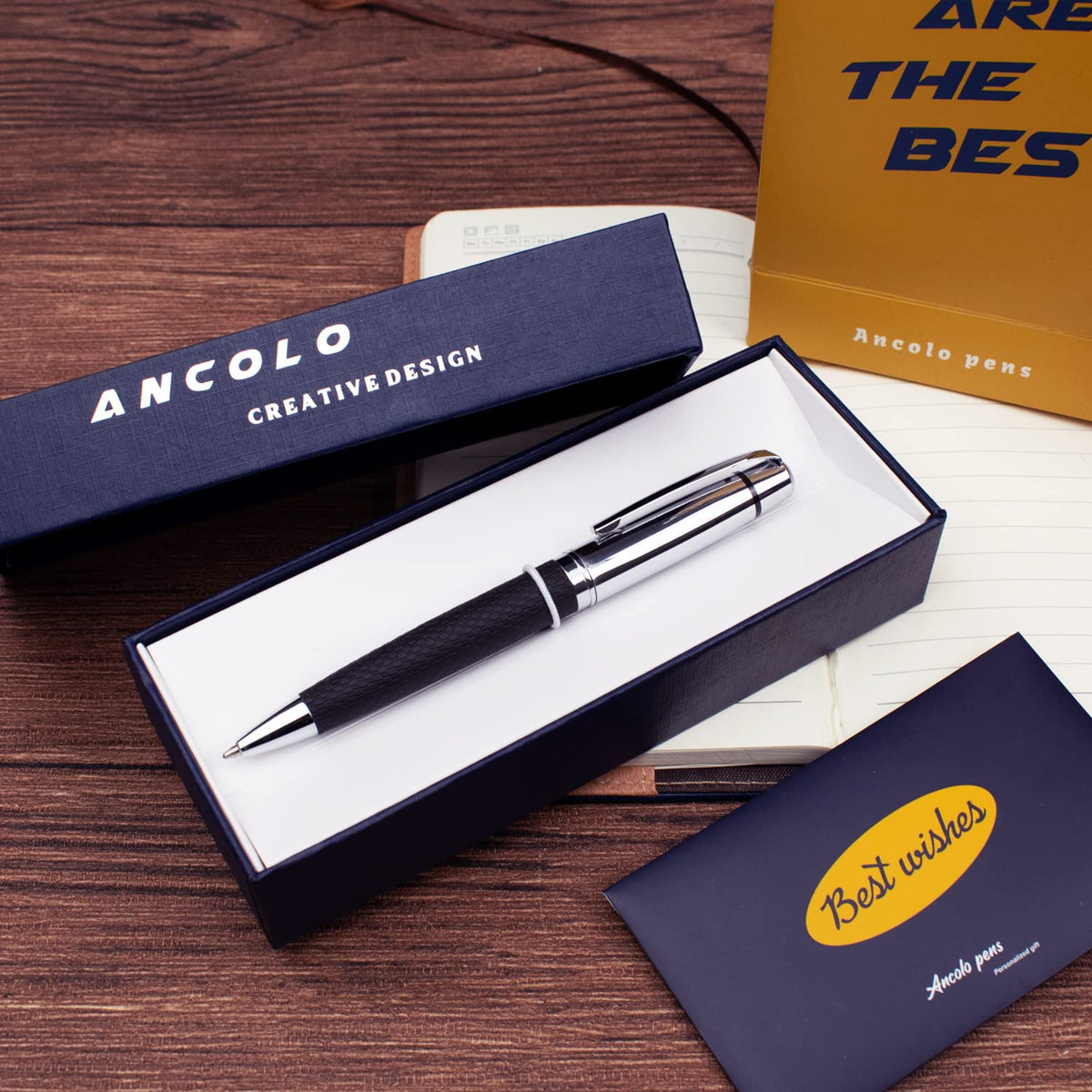 Ancolo Personalized Ballpoint Pen Writing Set- Office Gift set Luxury Pen