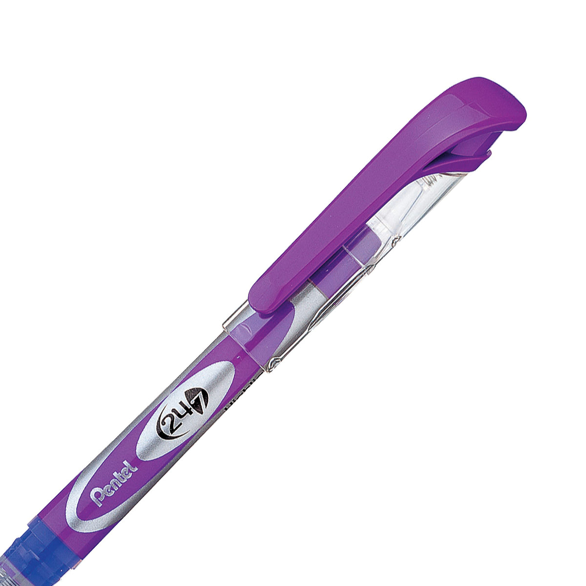 Pentel 24/7 Chisel Tip Liquid Highlighter, Violet Ink, Box of 12 (SL12-V)
