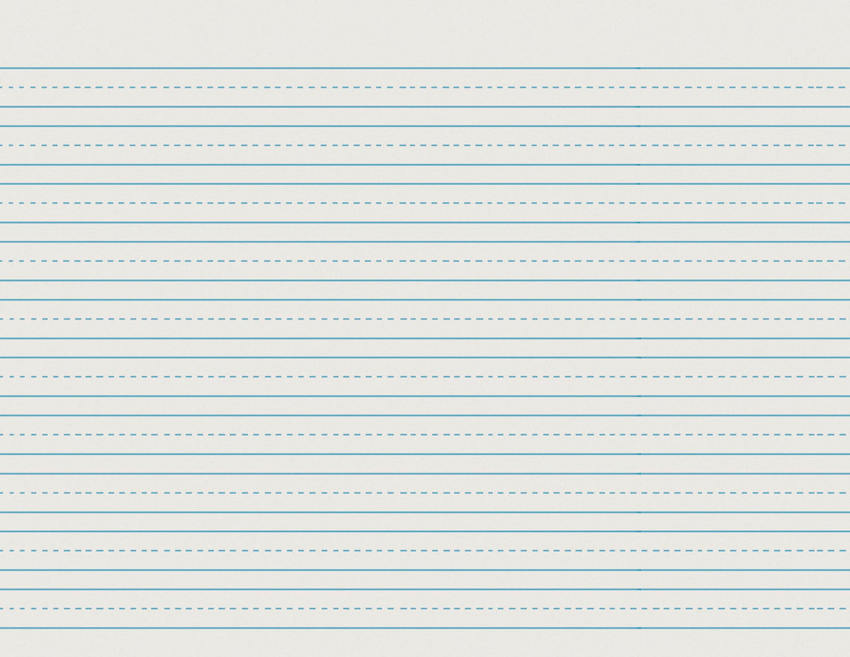 School Smart Skip-A-Line Ruled Writing Paper, 1/2 Inch Ruled Long Way, 11 x 8-1/2 Inches, Pack of