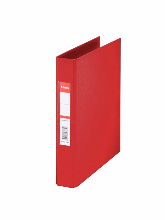 Esselte 2 Round Ring Binder, 25 mm - A5, Red