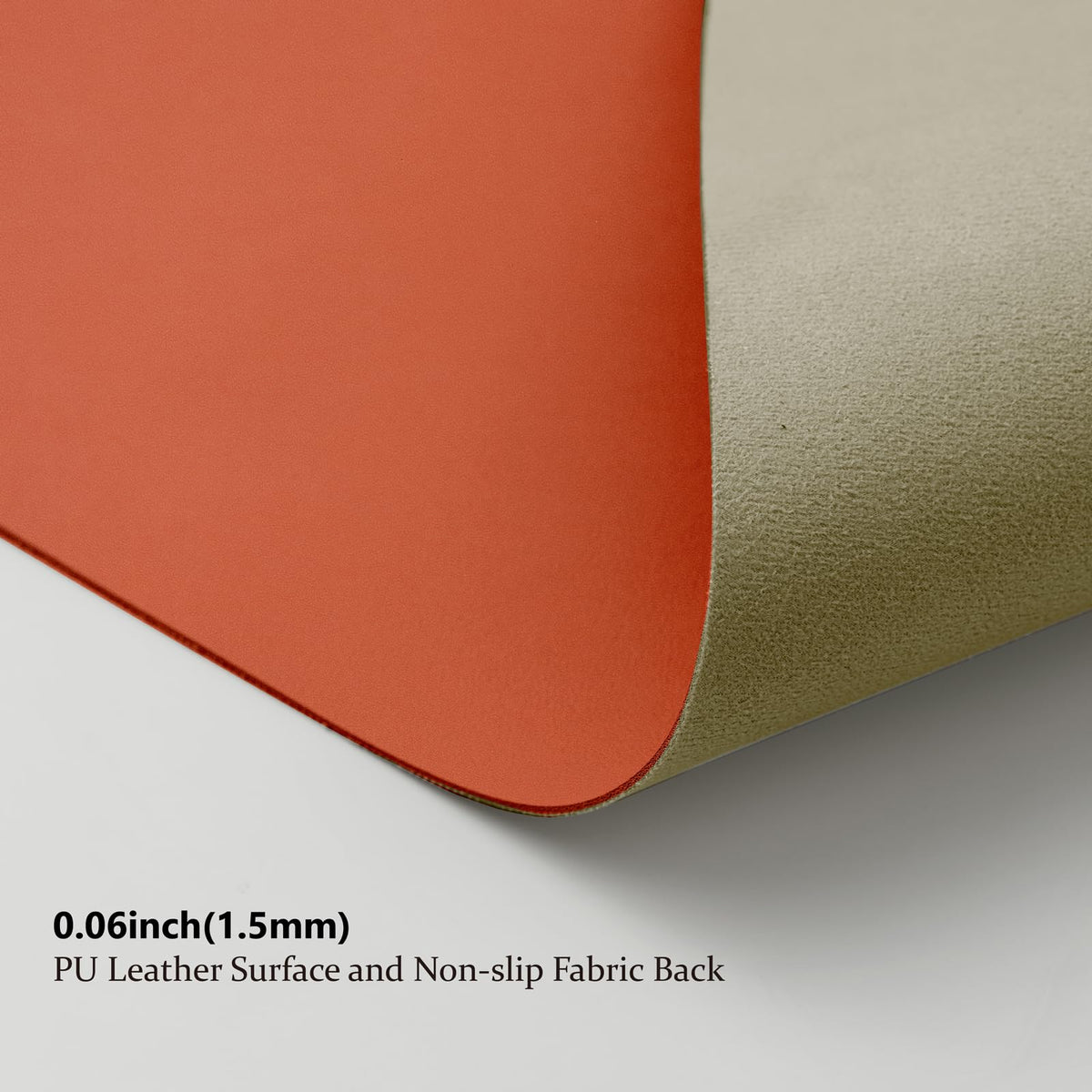 Large Desk Mat - 47.2"x 17" Non-Slip PU Desk Pad for Office and Home - Ideal for Large Mouse Pad