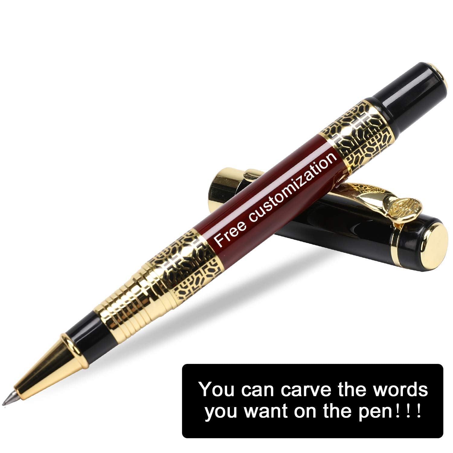 Free Engraving pen Personalized custom pens Roller Ballpen, Ballpoint pen, Ball pen, Medium Refill