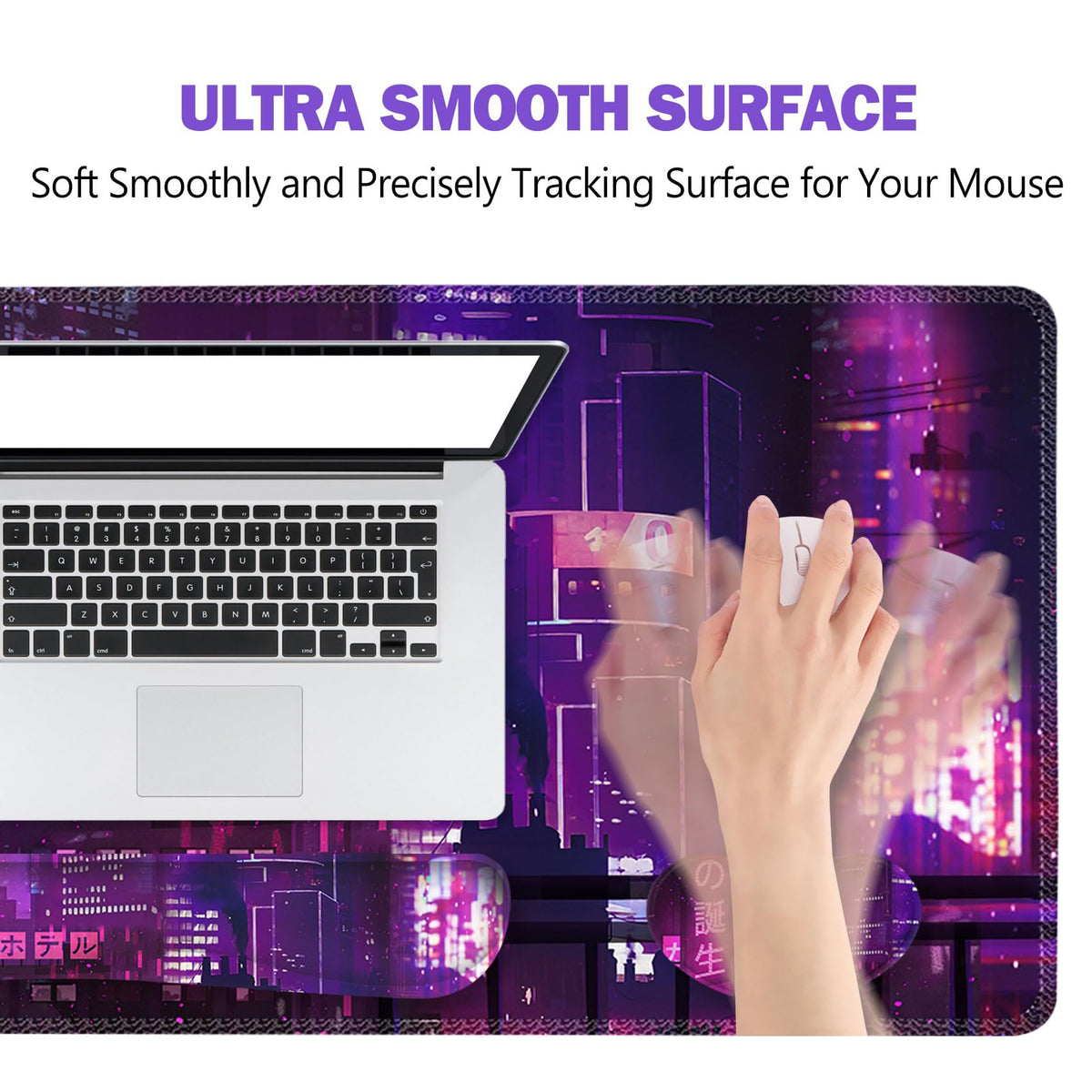 ToLuLu Extended Mouse Pad, Memory Foam Ergonomic Wrist Rest Support Set