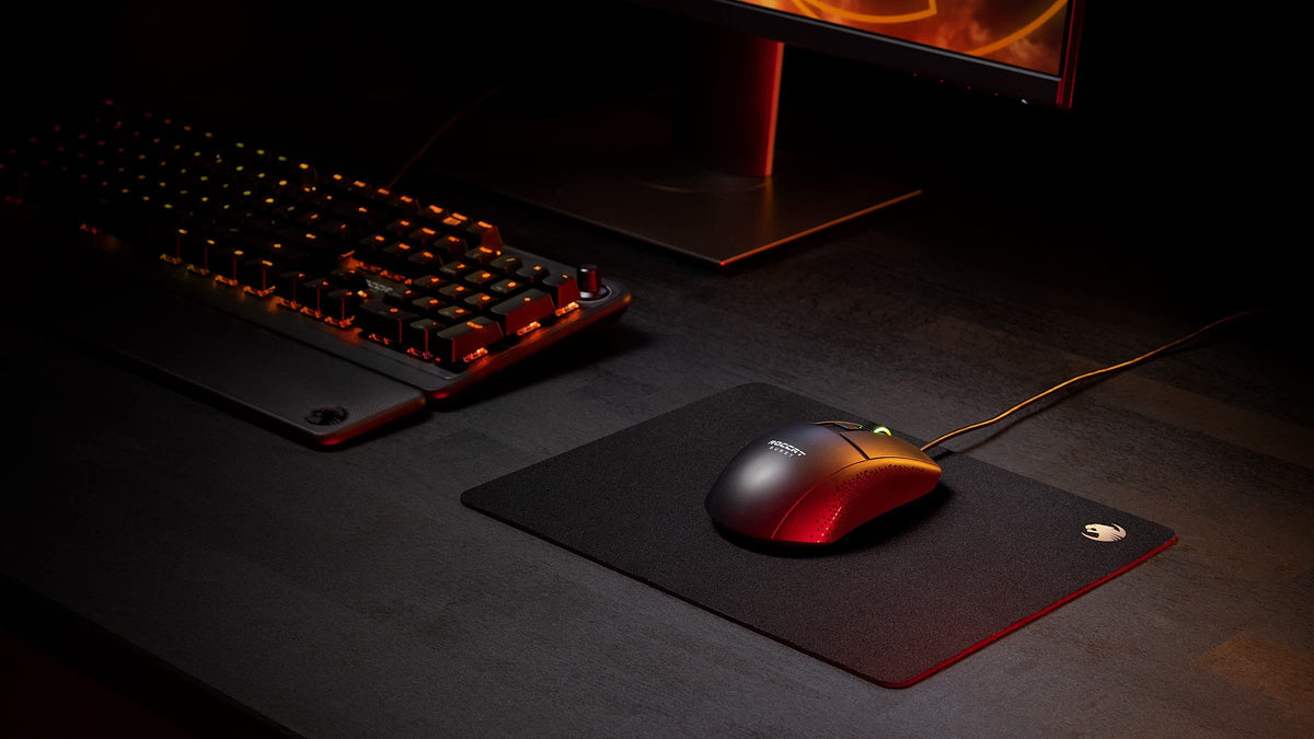 ROCCAT Sense Core Small PC Gaming Mousepad, Non-Slip Rubber Back, Balanced Micro-Weave Cloth