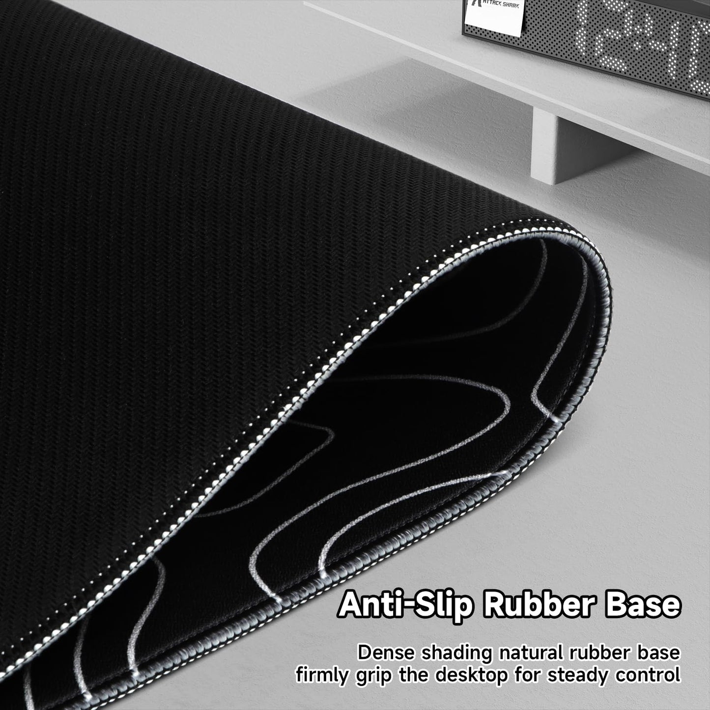 ATTACK SHARK CM02Pro Gaming Mouse Pad for Esports Speed Large Mouse mats for Desk Waterproof