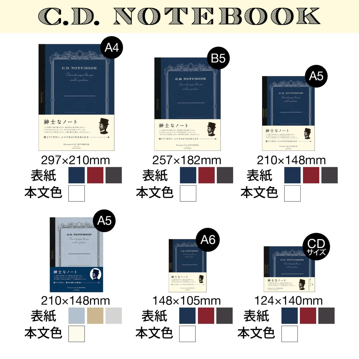 CD NOTE B5 Premium CD Notebook, Line, CDS120Y