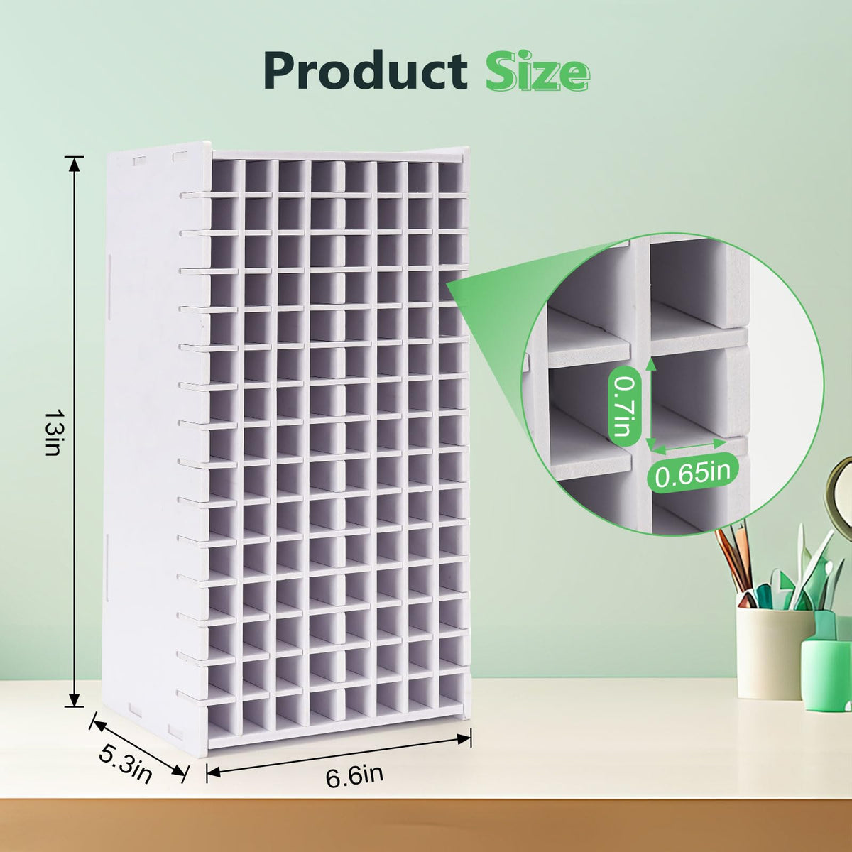 SANFURNEY Art Marker Storage Rack for 120 Markers