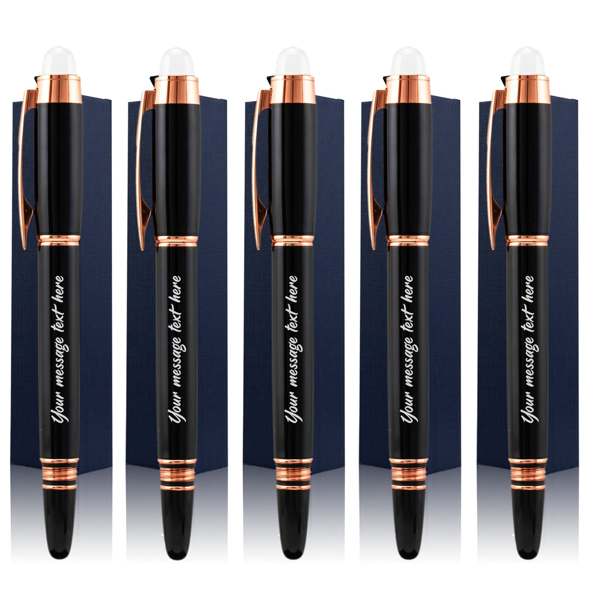 Ancolo Personalized Business Pens - Custom Executive Office Pens, 5PCS/Pack