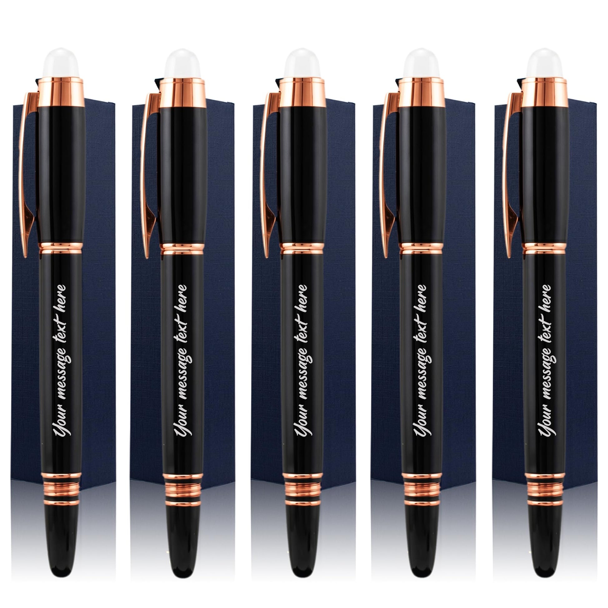 Ancolo Personalized Business Pens - Custom Executive Office Pens, 5PCS/Pack