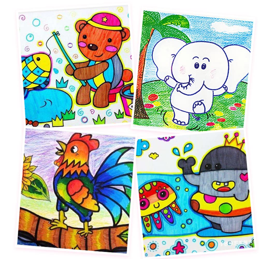 AQTQA Art Supplies, Drawing Art Set Kit for Kids Double Sided Trifold Easel