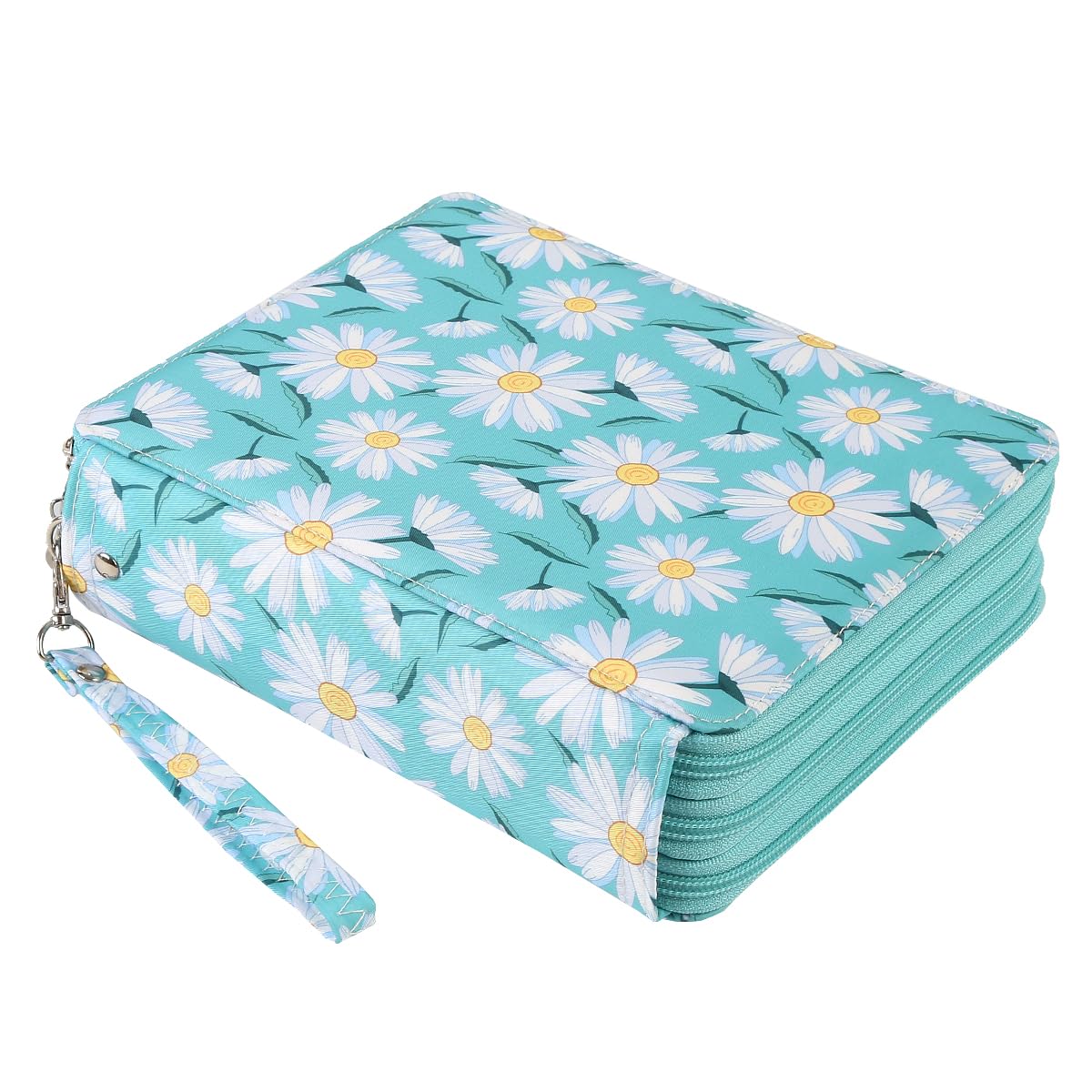 Lbxgap 124 Slots Pencil Case Organizer w/Removal Handle Strap