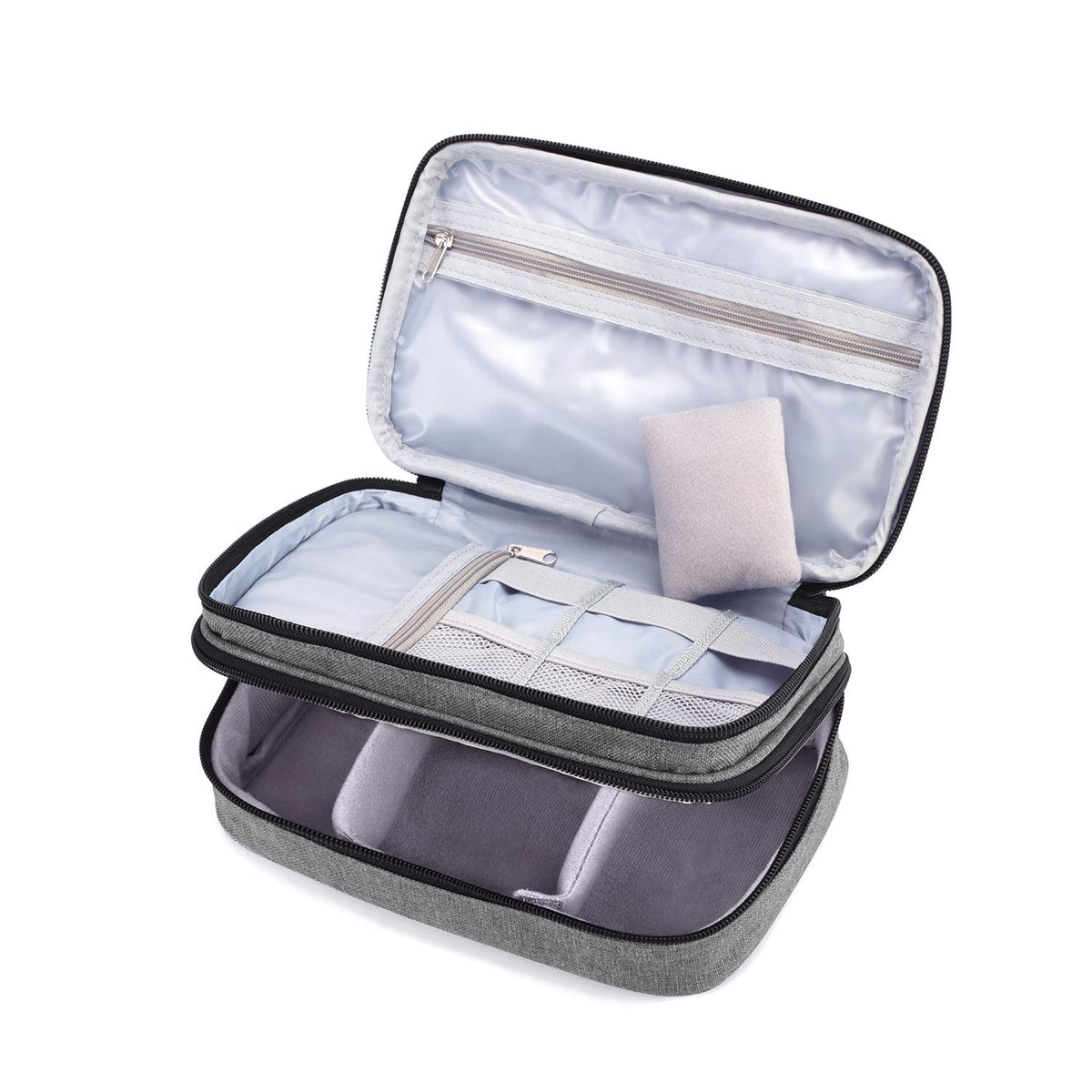 Luxja Double-Layer Sewing Organizer, Gray