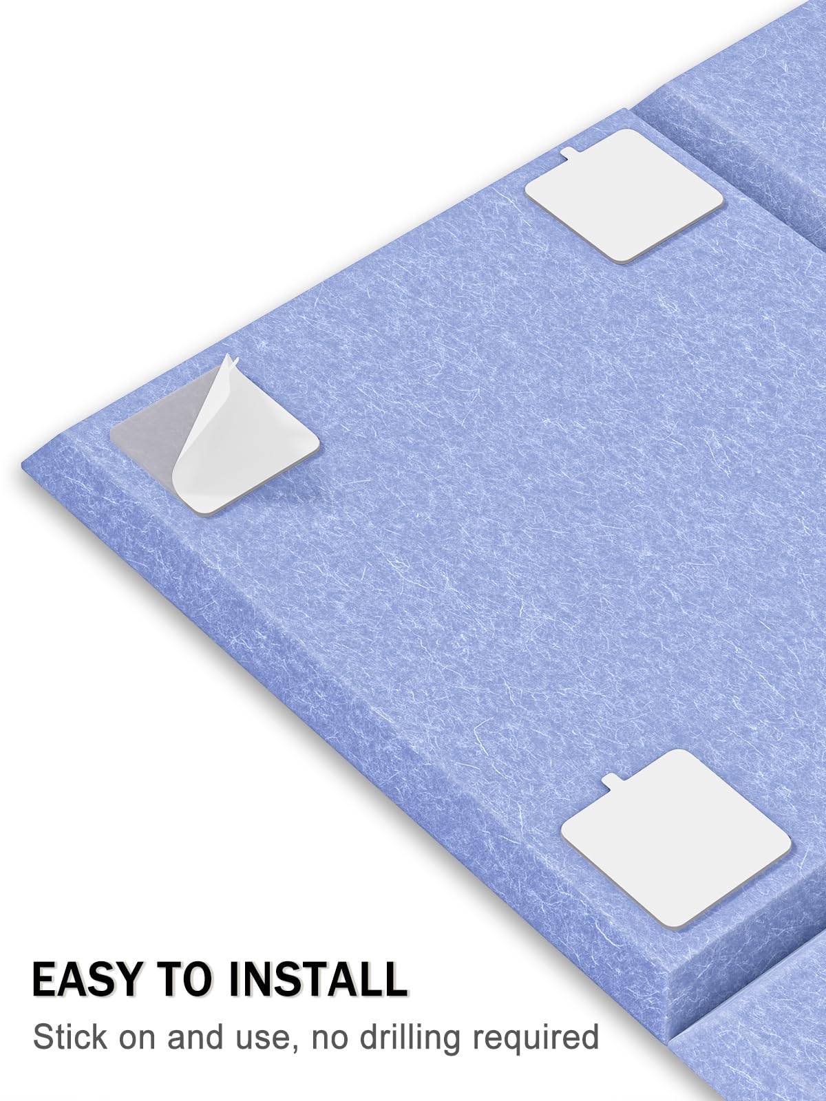Hsurbtra Cork Board for Wall 24 x 18 Inch, 6 Pack Felt Bulletin Notice Board with Pushpins for