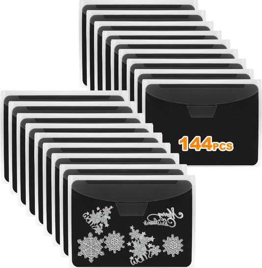 UNIMEIX 144 Pcs Magnetic Sheets for Die Storage Stamp and Die Storage Pockets Die Cut Storage for