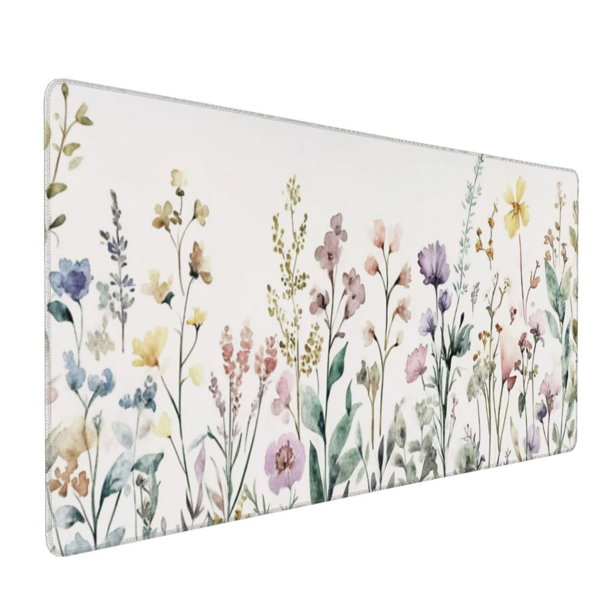 Floral Desk Mat Large Extend Mouse Pad XXL Beige Boho Desk Pad 35.4x15.7 Inch Cute Minimalist