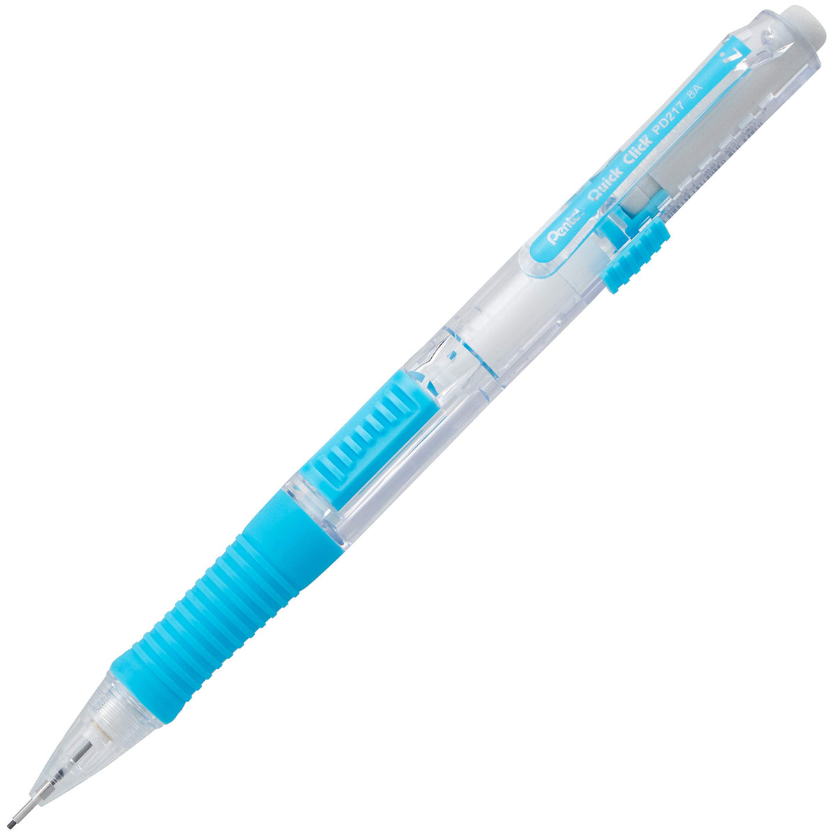 Pentel Quick Click Mechanical Pencil, (0.7mm) Med Line, Canister, Assorted Colors (A/D/N/P/S/V)