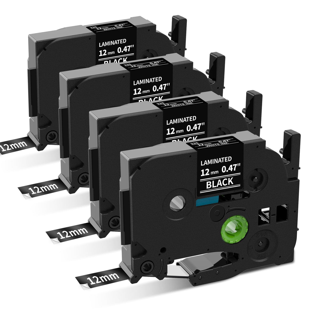 TZe-335 Black Label Tape Compatible with Brother PTouch Label Tape TZe335
