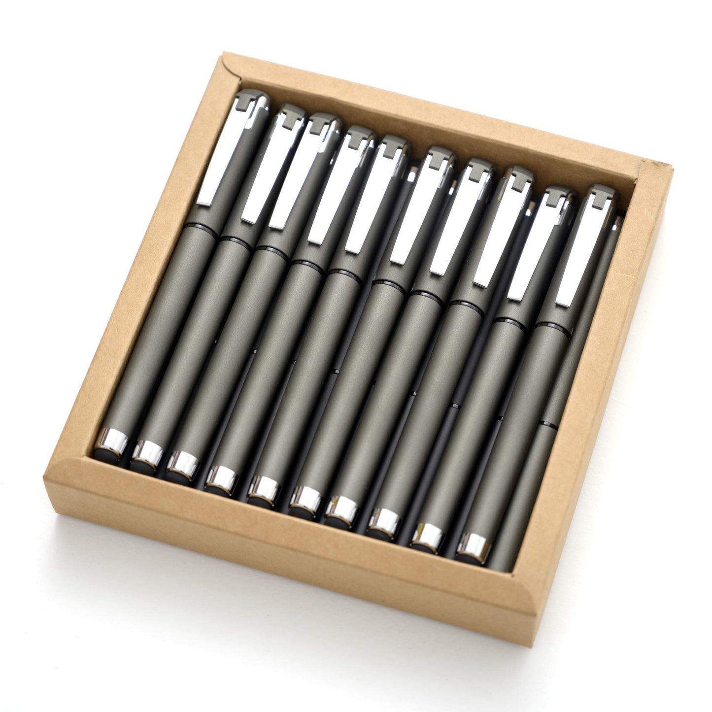 MiSiBao 0.7mm Black Ink Gel Ink Rollerball Pens 2 in 1 Medium Point Pens with Stylus Work Pen