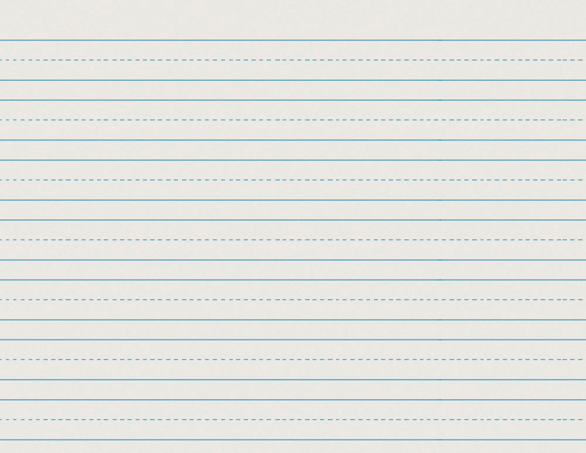 School Smart - 85350 Skip-A-Line Ruled Writing Paper, 3/4 Inch Ruled Long Way, 10-1/2 x 8 Inches