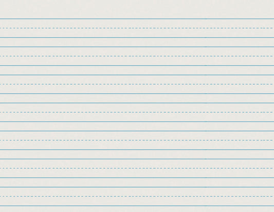 School Smart - 85350 Skip-A-Line Ruled Writing Paper, 3/4 Inch Ruled Long Way, 10-1/2 x 8 Inches