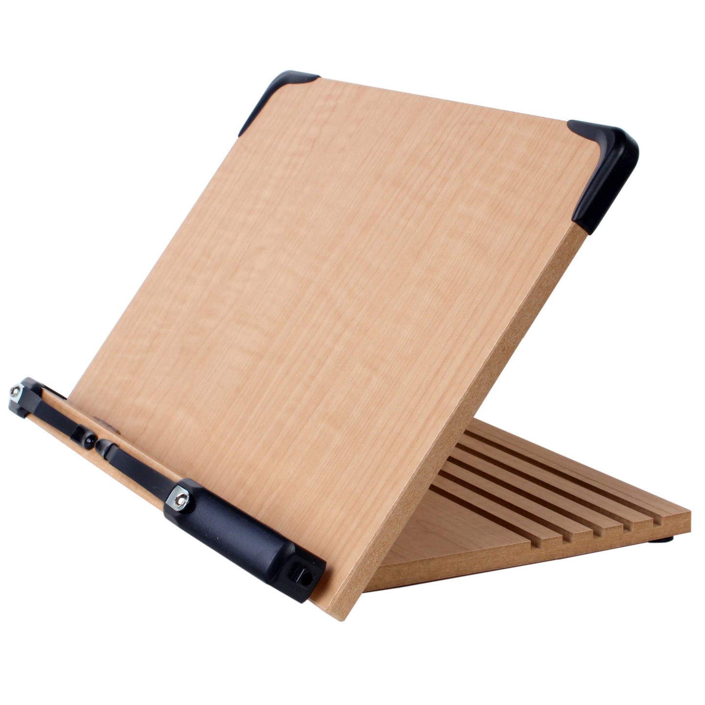 A+ Book Stand BS1500 11.8x8.5 Portable Adjustable Foldable Bookstand Holder for Reading Hands Free
